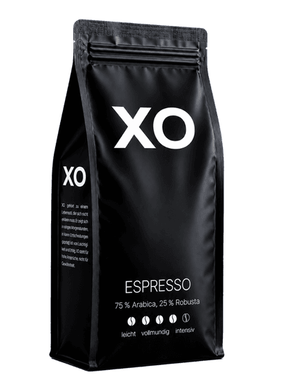 Espresso Kaffee Beutel von XO Kaffee